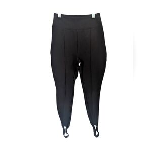 & Other Stories Nia Stirrup Leggings Black Stretch High Rise